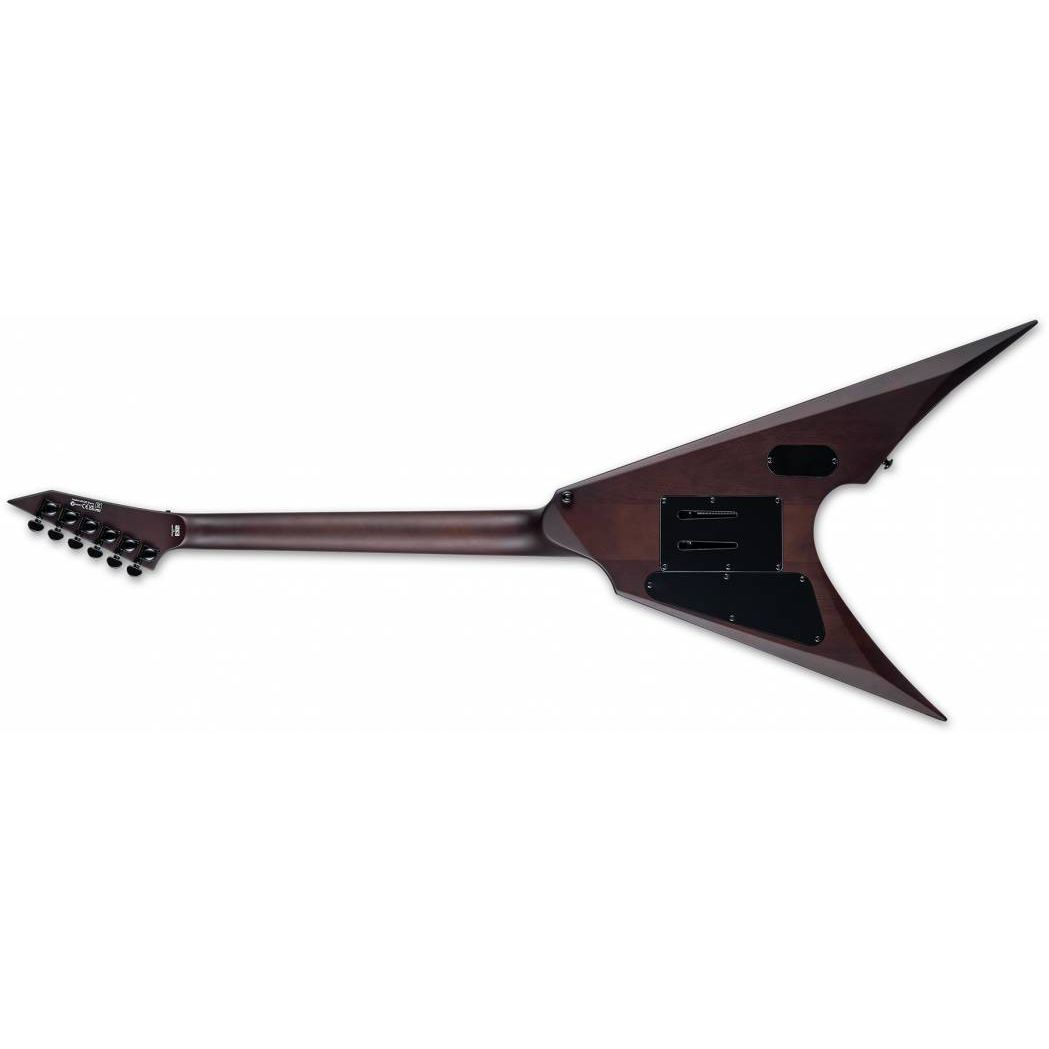 ESP LTD Arrow-1000 (Dark Brown Sunburst Satin) LARROW1000QMDBSBS