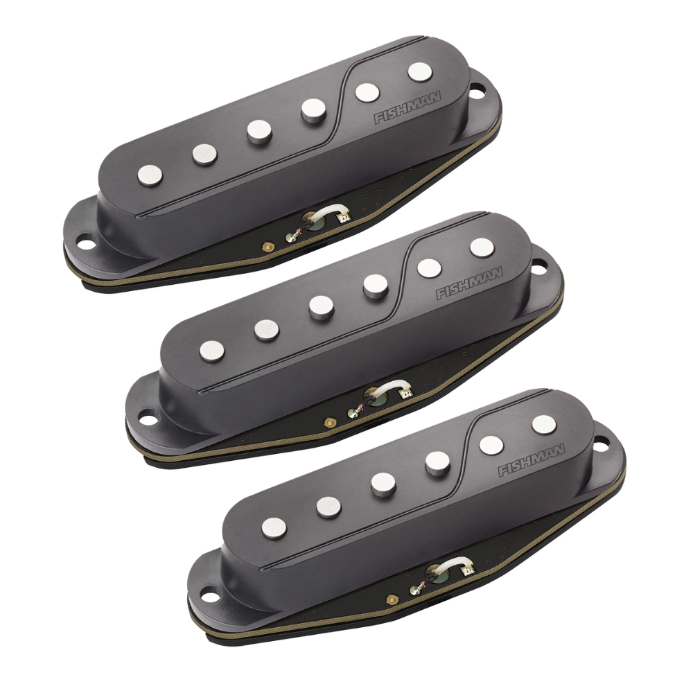 Fishman PRF-SS6-GKB Fluence Greg Koch Signature Series Single Width Pickup Set - Black