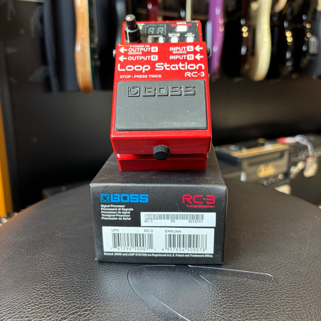Boss - RC3 Red Loop Station Pedal w/ Factory Box (2017) - USED