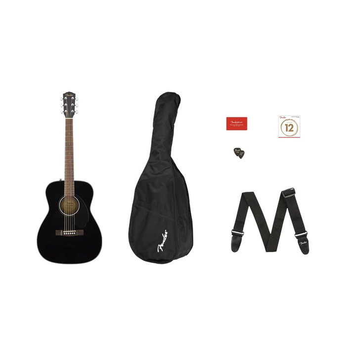 Fender CC-60s Concert Pack V2, Black (Black)