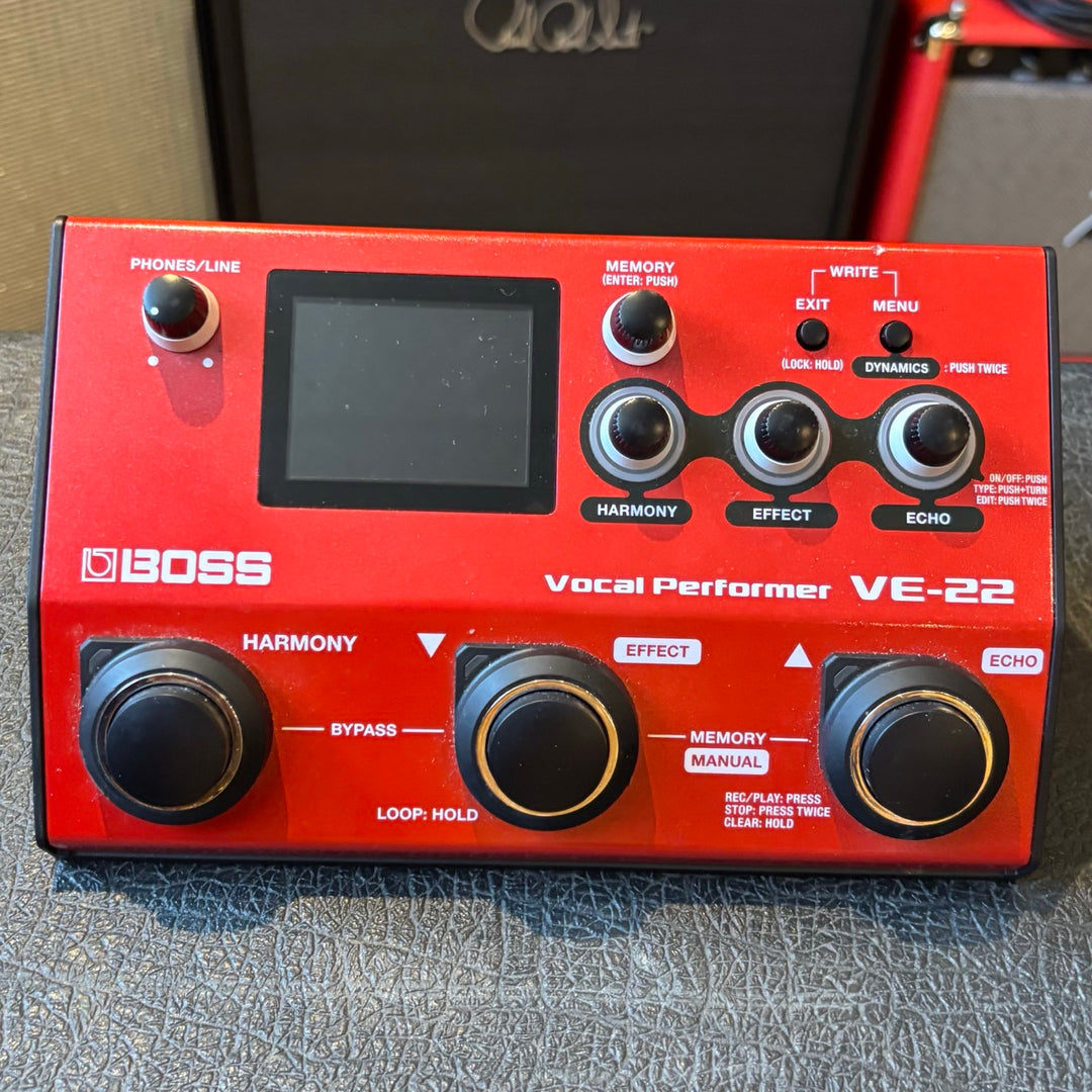 Boss - VE22 Vocal Performer Voice Processor w/Box & Boss VE22 User Guide (2025)  - USED