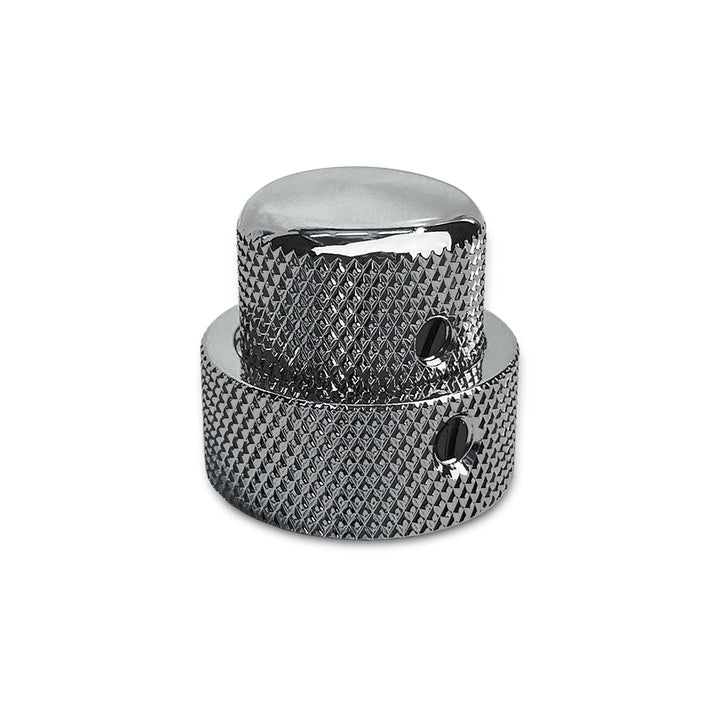 Allparts MK-0137 Stacked Concentric Knob Set Chrome