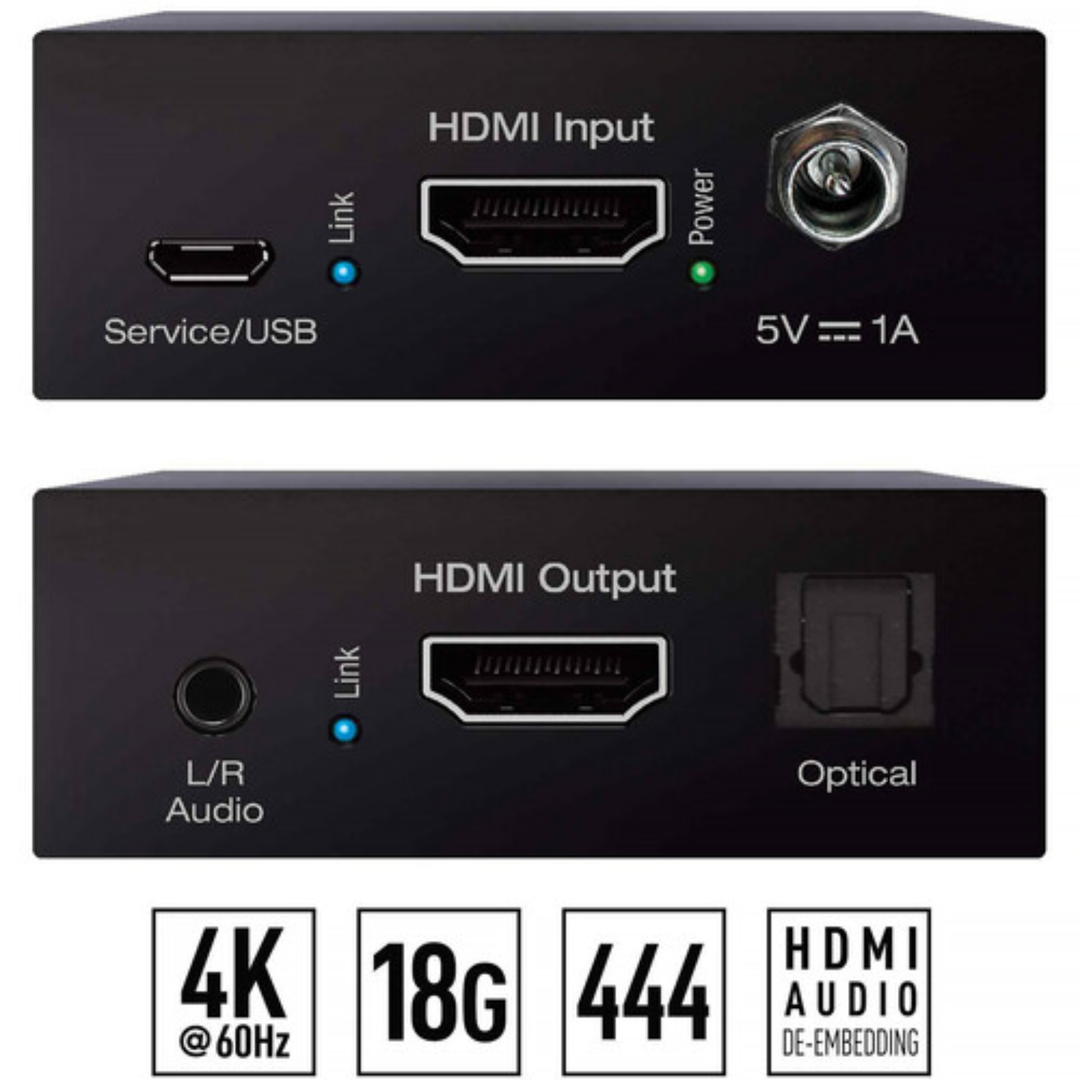 Key Digital 4K/18G HDMI Fixer and Booster with Audio De-Embedding