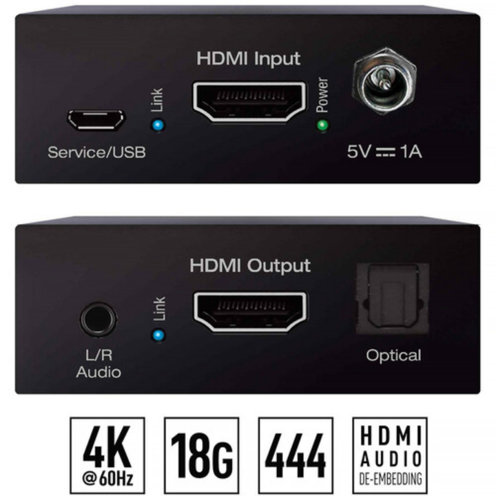 Key Digital 4K/18G HDMI Fixer and Booster with Audio De-Embedding