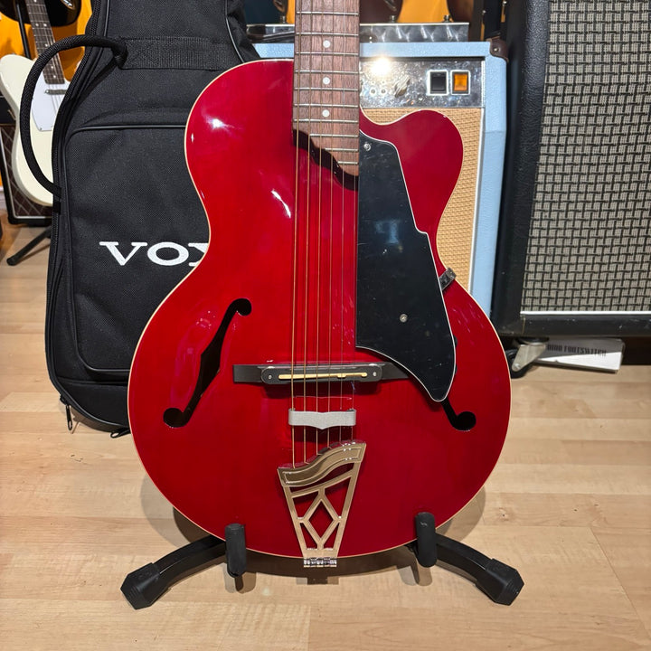 Vox - "Giulietta "VGA-3PS Acoustic Electric Guitar - Active /Passive w/ Deluxe Vox Bag - Trans Red
