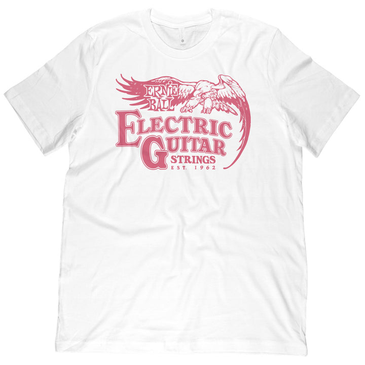 Ernie Ball Electric Guitar Strings 1962 White T-Shirt