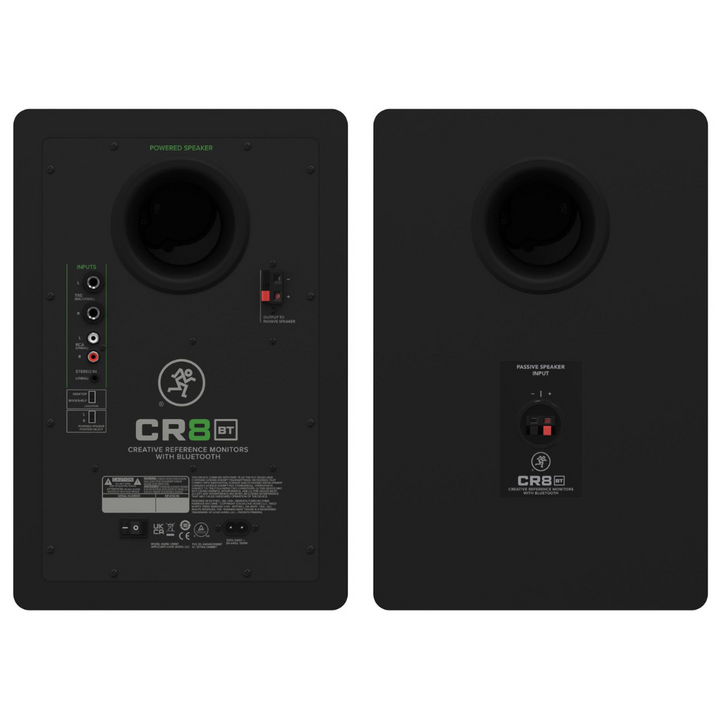 Mackie CR8BT 8" Powered Studio Monitors With Tone Control and Bluetooth®