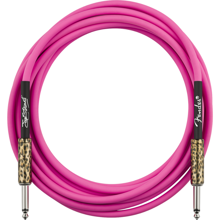 Fender  Joe Strummer 13' Instrument Cable - Pink Leopard