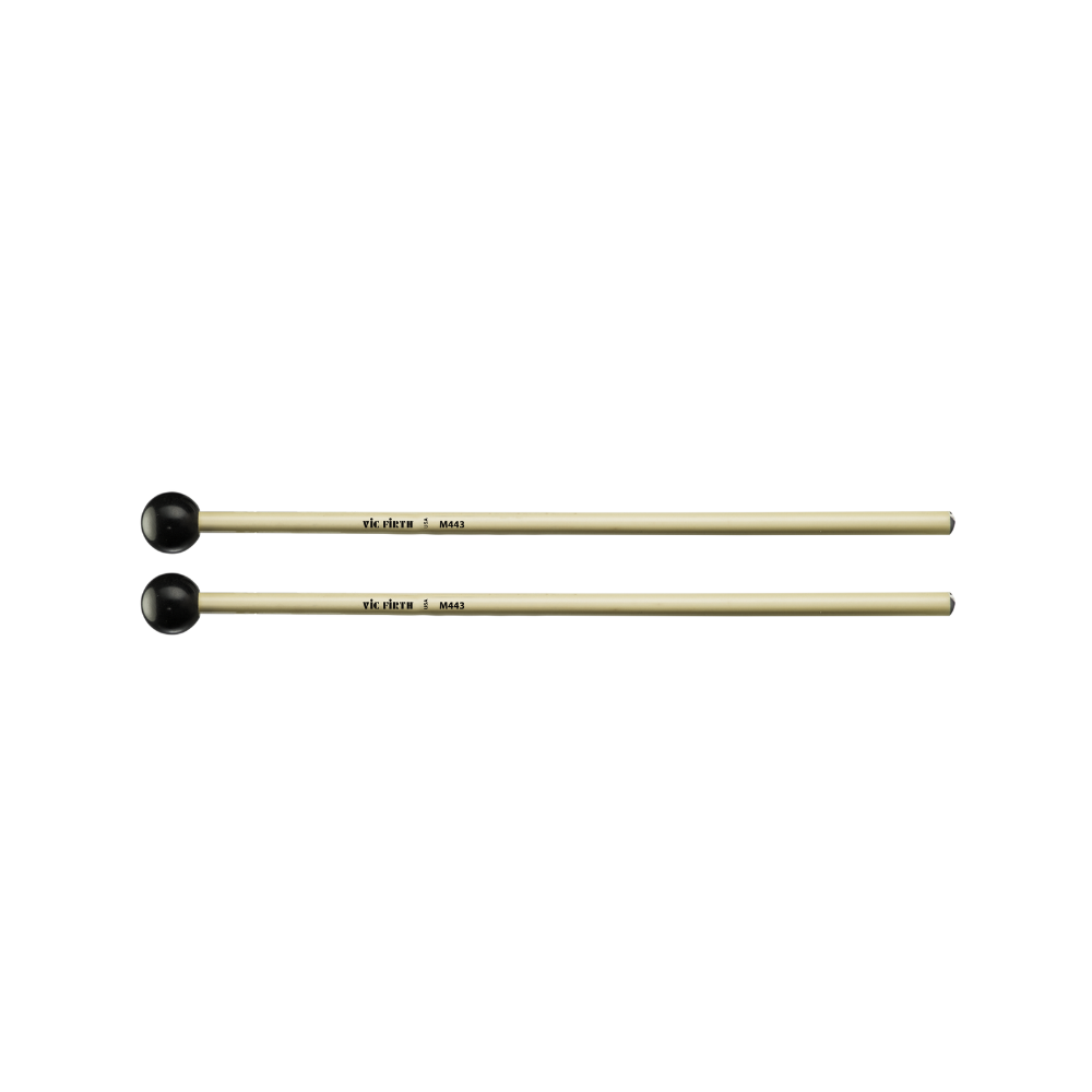 Vic Firth M443 Articulate Series Keyboard Mallet - 7/8" Phenolic w/ brass weight, Round