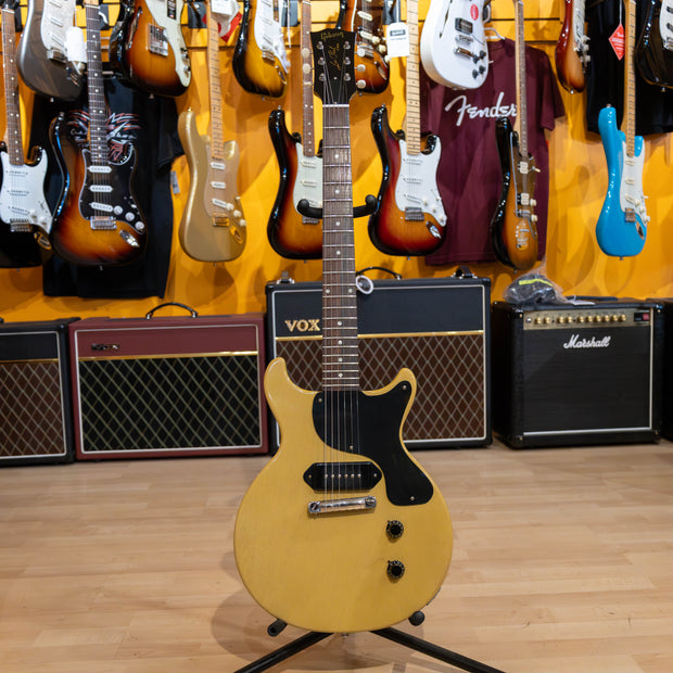 Gibson -  CS Les Paul  58 Reissue VOS Les Paul JR Double Cut - TV Yellow w/ OHSC & COA - 2007 - USED