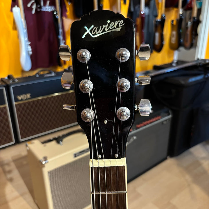 Xaviere - XV550 Hollowbody Quilted Maple Sunburst LP Copy w/ HD Case - USED