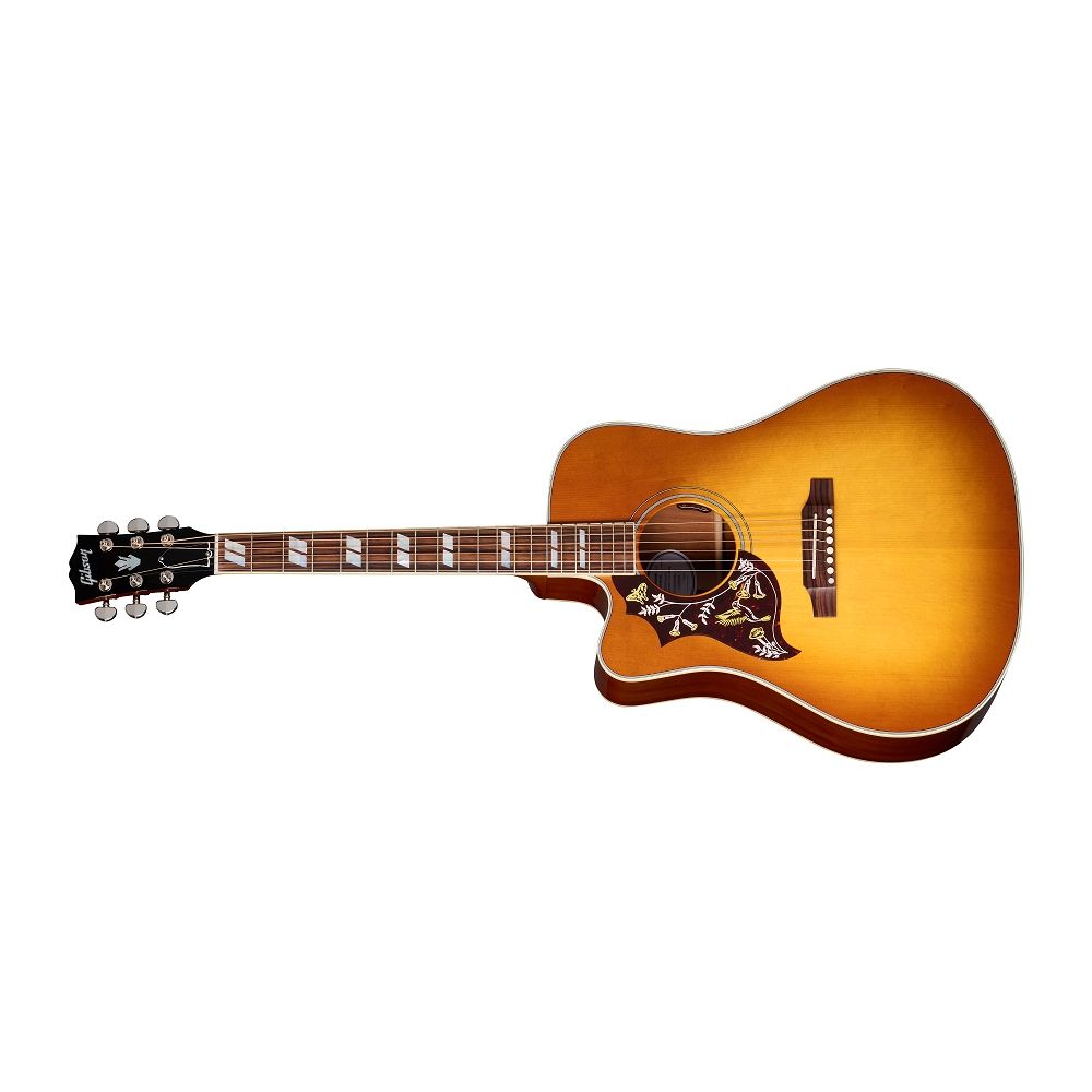 Gibson Hummingbird Standard EC Acoustic/Electric Guitar with Hardshell Case - Heritage Cherry Sunburst (Left Handed)
