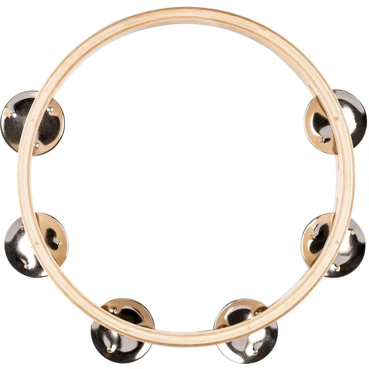 Nino Percussion Single Row Wood Tambourine - 8''