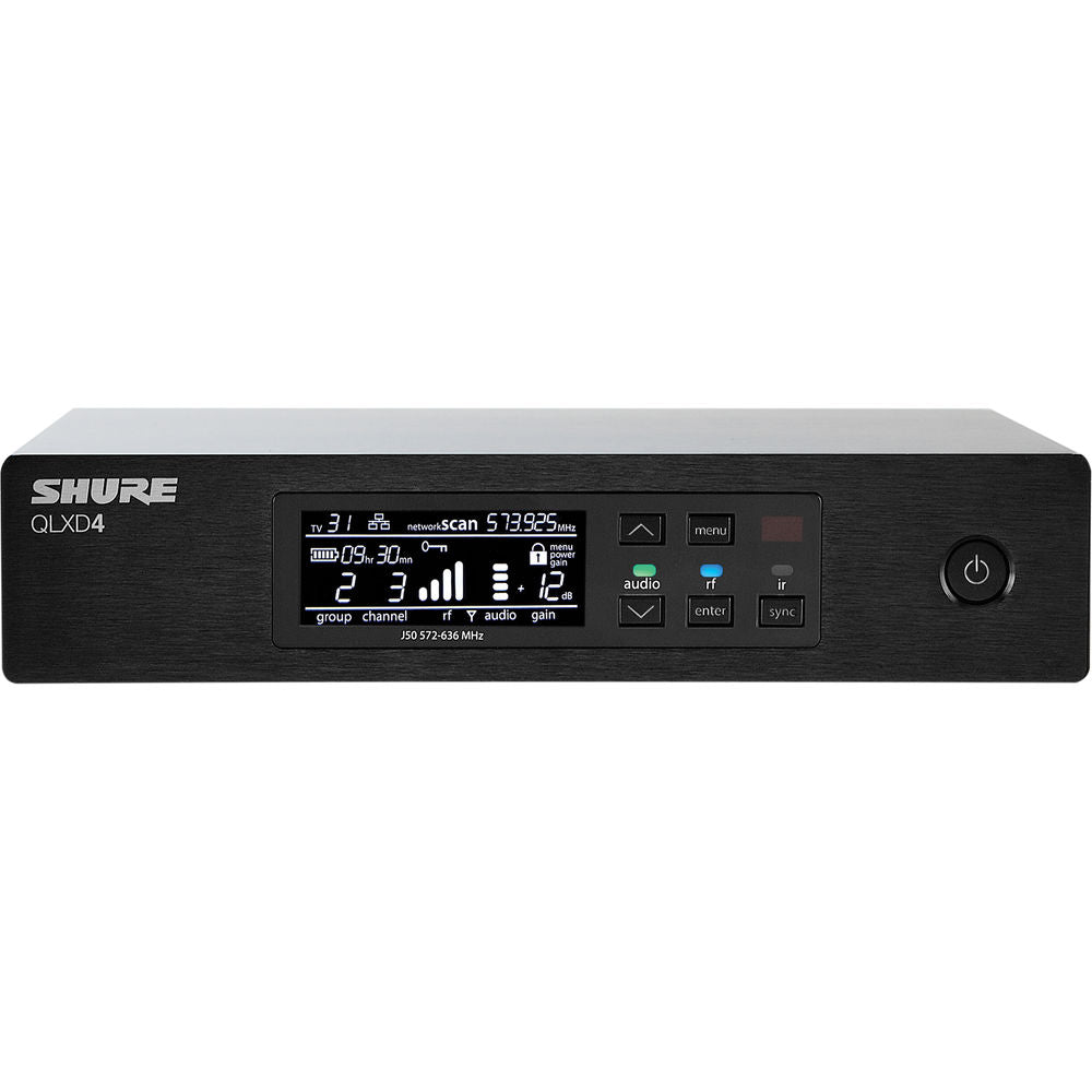 Shure QLXD4 Digital Wireless Receiver Frequency H50