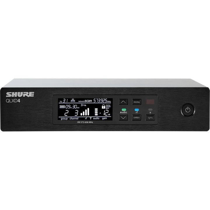 Shure QLXD4 Digital Wireless Receiver Frequency H50