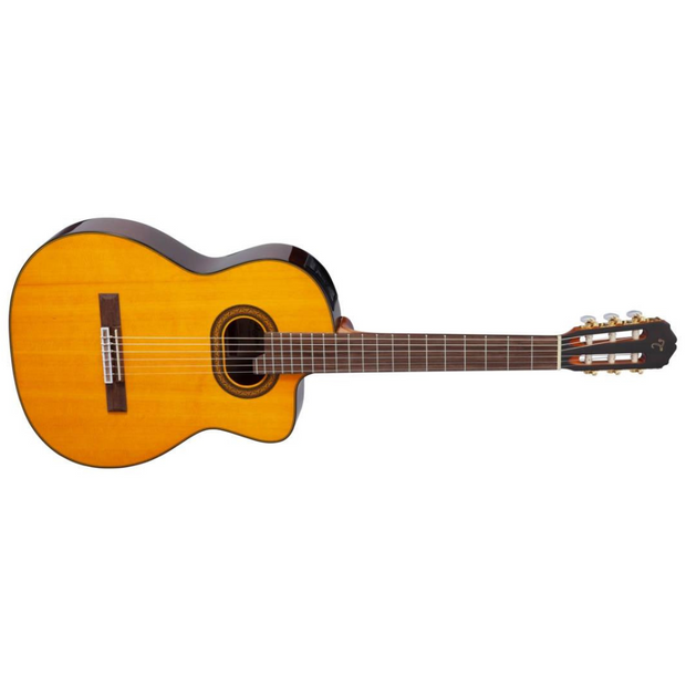 Takamine GC6CE-NAT Classical Cutaway Solid Spruce top TP-4T Preamp Classical Guitar - Natural Gloss