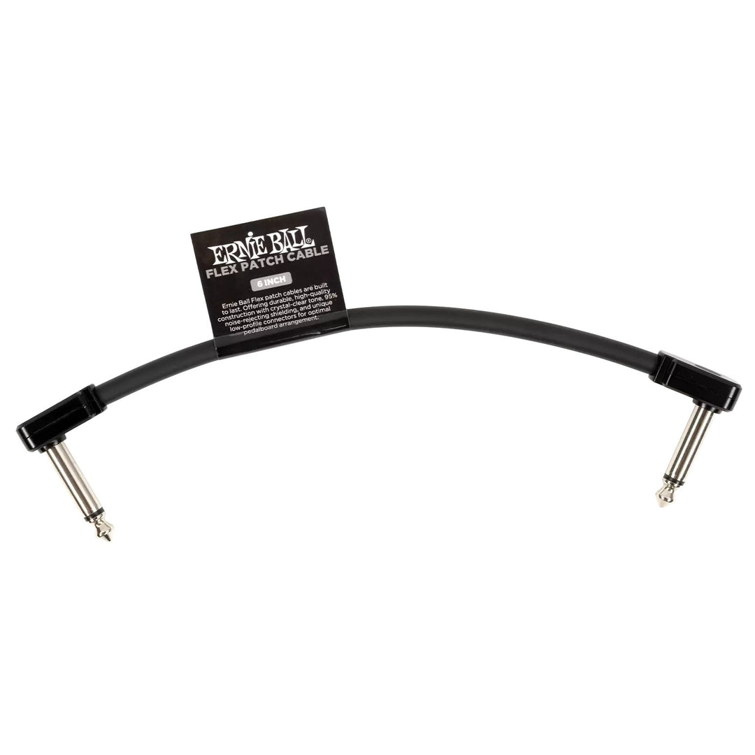 Ernie Ball 6439EB Flex Patch Cable 6" - Black
