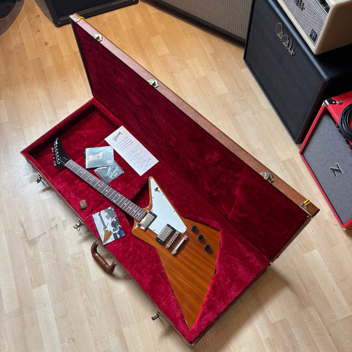 Gibson - Explorer Antique Natural w/ Gibson HD Case, Candy  & Extra Pickguard (2018) - USED