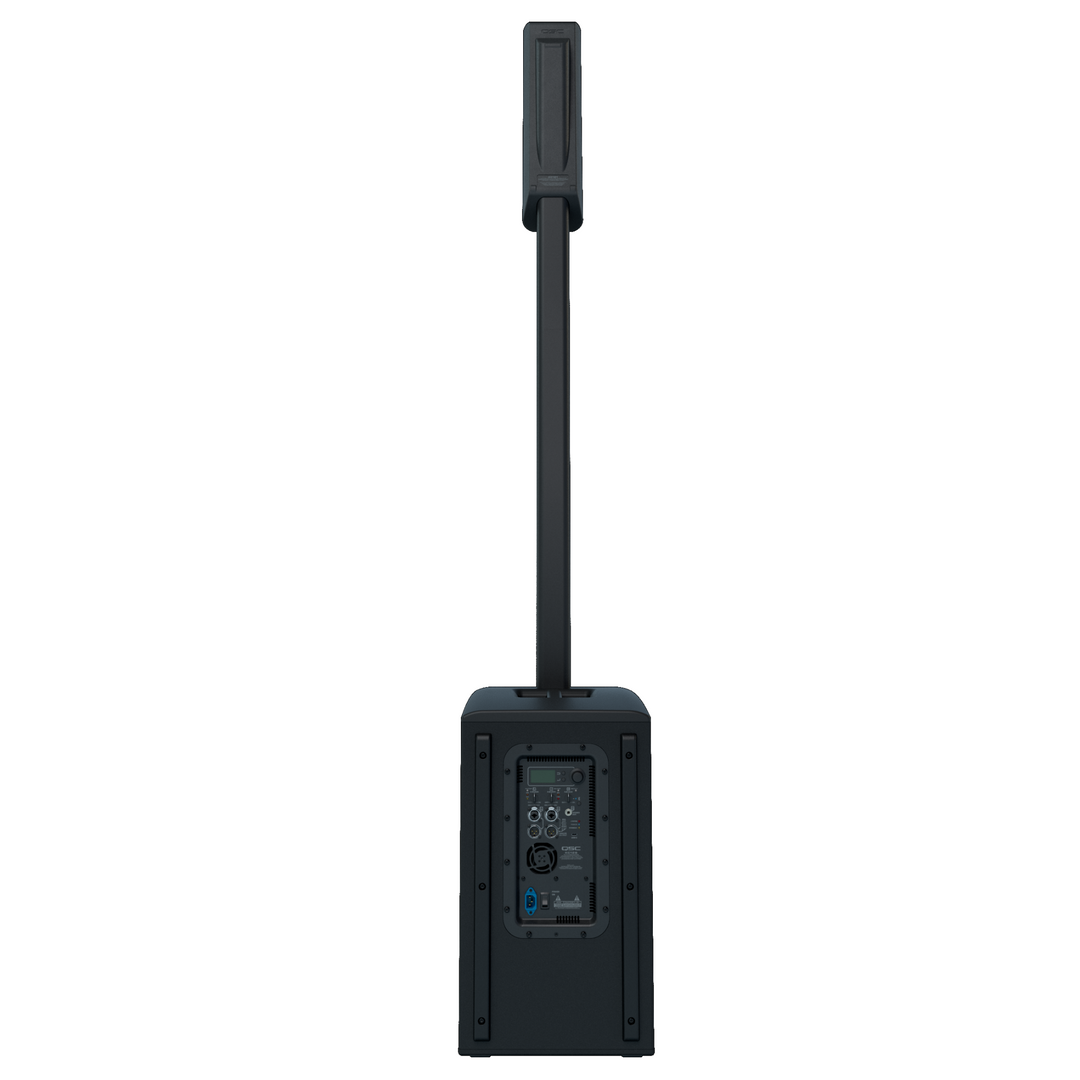 QSC KC12-BK 12" 3-Way Column Loudspeaker System with Bluetooth - Black