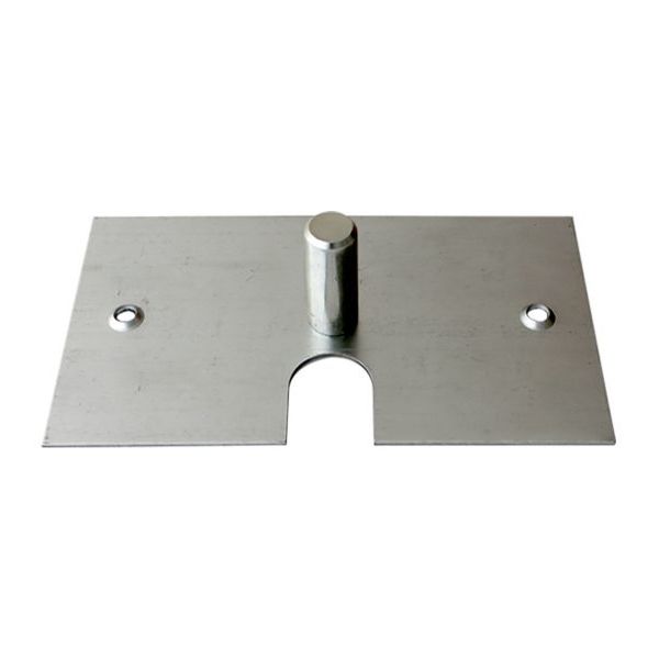 Burger 6BASE 6lbs Base 8x14x3/16" w/ 3" Peg (for 3ft Poles)