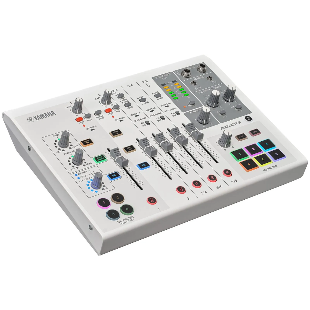 Yamaha AG08 W Yamaha Mixing Console - White