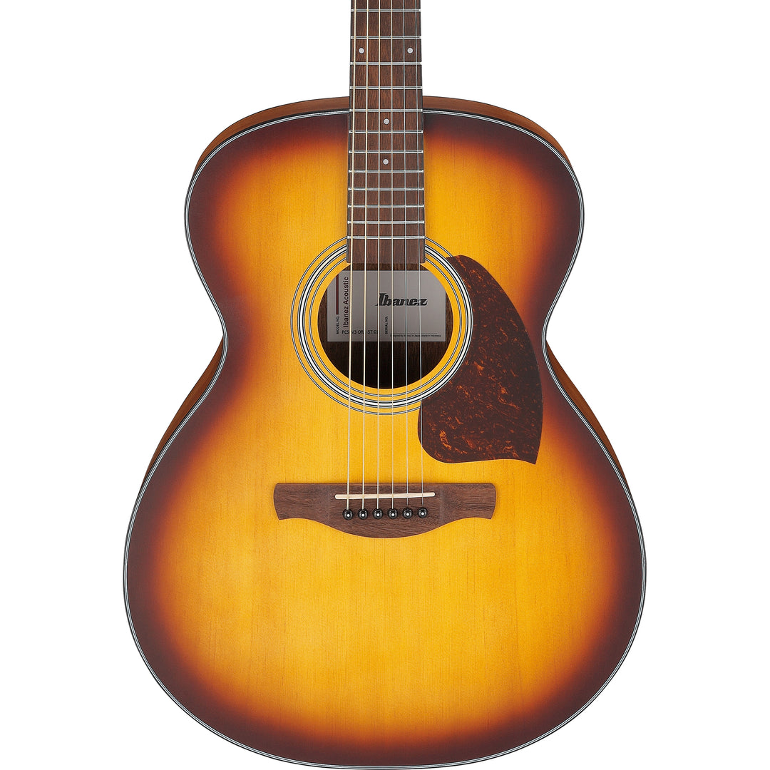 Ibanez PC50ORH Acoustic Guitar - Open Pore Brown Sunburst Top, Natural Mahogany Back and Sides
