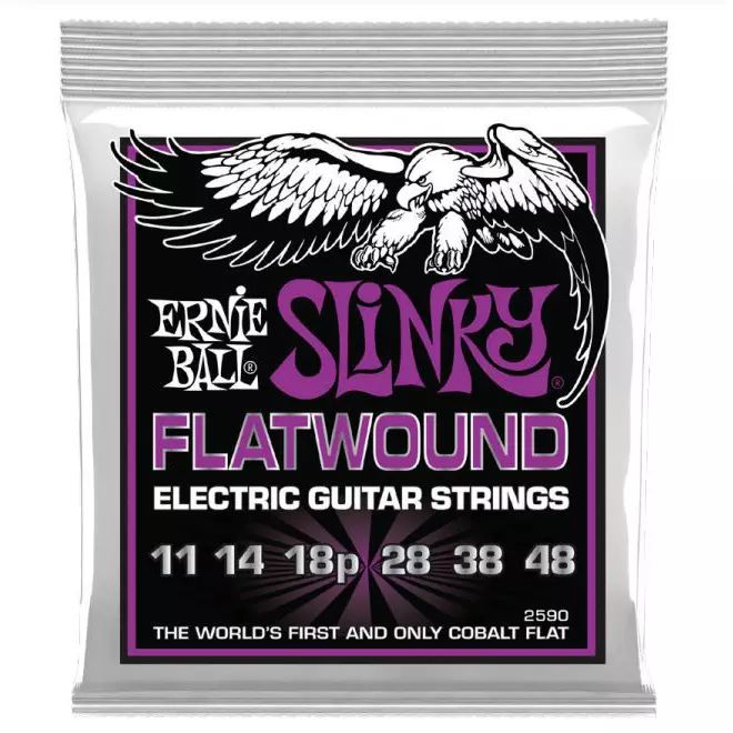 Ernie Ball POWER SLINKY FLATWOUND 11-48