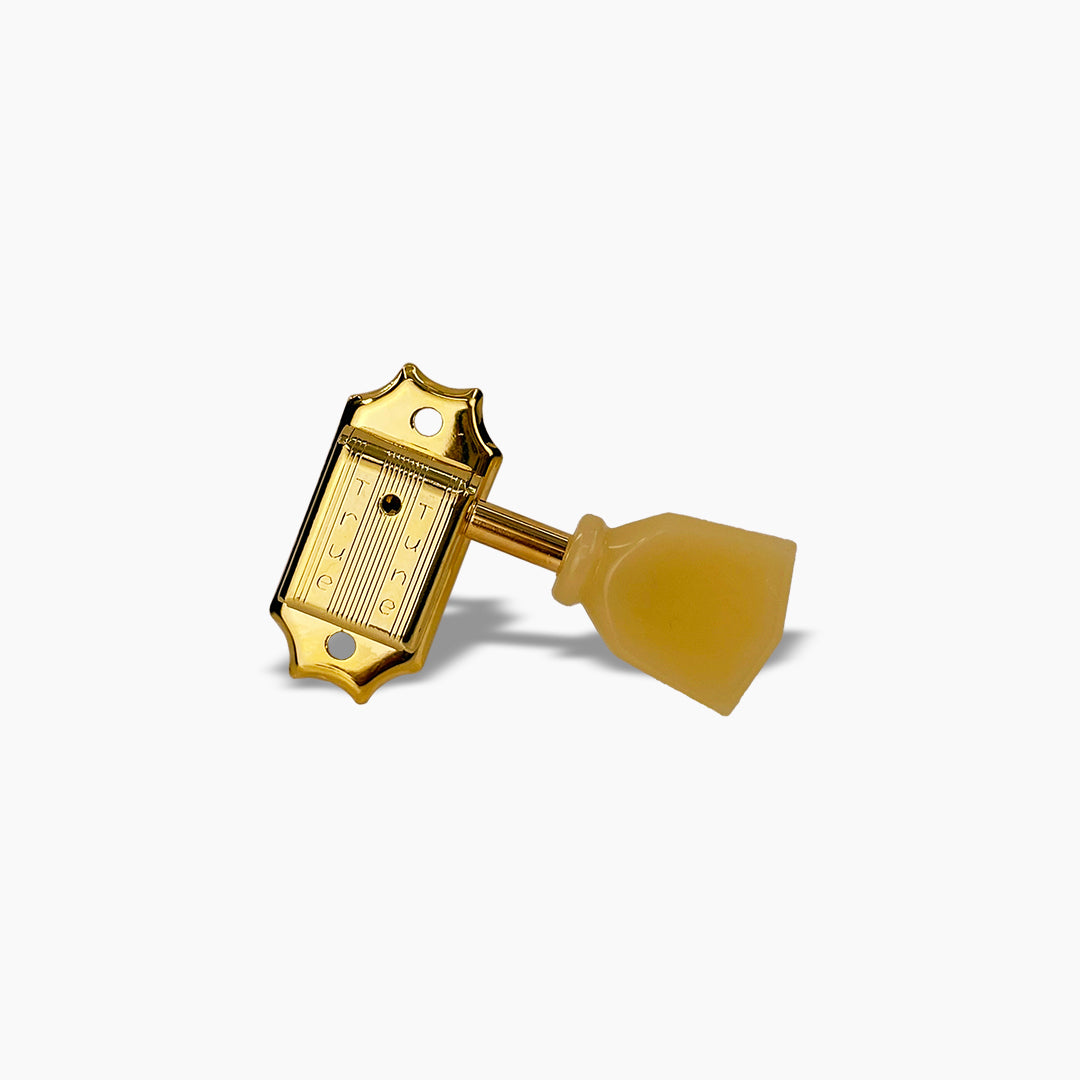 Allparts TK-7109-002 True Tune Vintage Style Tuners, 3x3, Gold