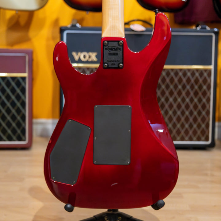 Kramer - MIJ- Early 90's , Pacer Custom 1 (HSS) Candy Apple Red  w/ Hard Shell Case - (1990-91 )- USED