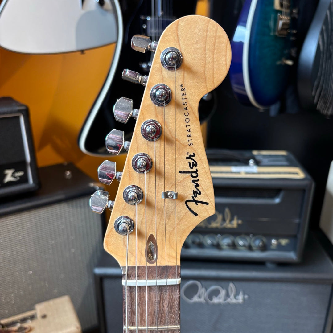 Fender - Standard Stratocaster HSS Laurel Fingerboard, Black Pickguard (Black-Demo) Electric Guitar