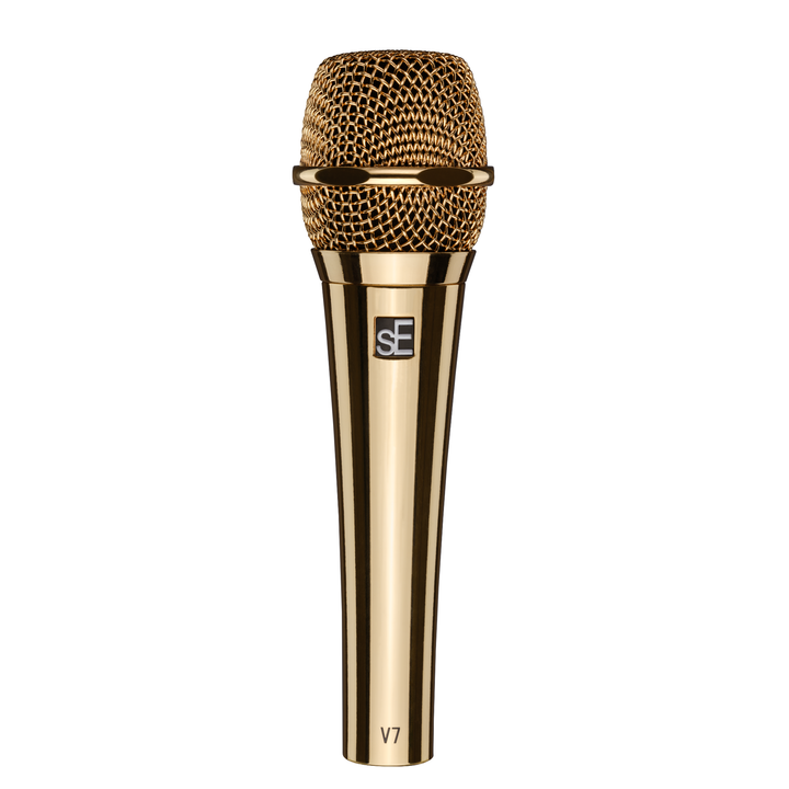 sE Electronics SE-V7GOLD Handheld Supercardioid Dynamic Microphone (Gold)