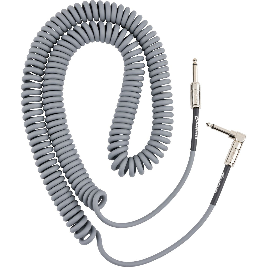 Fender  Contour 30' Coiled Cable - Inca Silver
