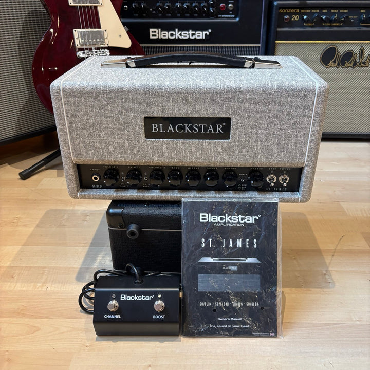 Blackstar - St James EL34 - 50 Watt Tube Head w/ Switch & User Guide Booklet - USED