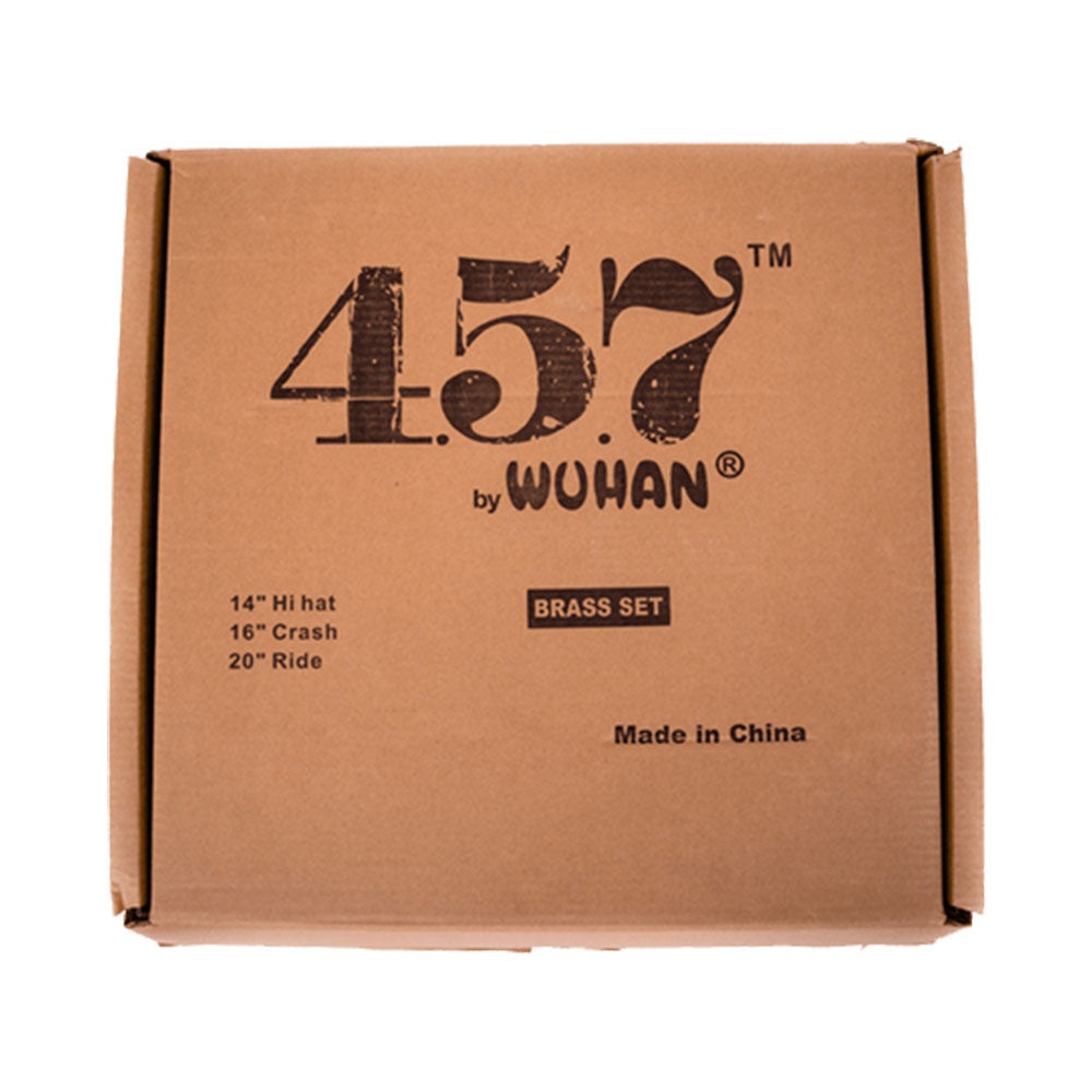 Wuhan WU457 - 4-Piece Cymbal Pack 14" Hi-Hats, 16" Crash,  20" Ride