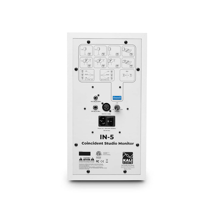 Kali Audio INDEPENDENCE Coincident 5" 3-way 160w Powered Studio Monitor White (each)