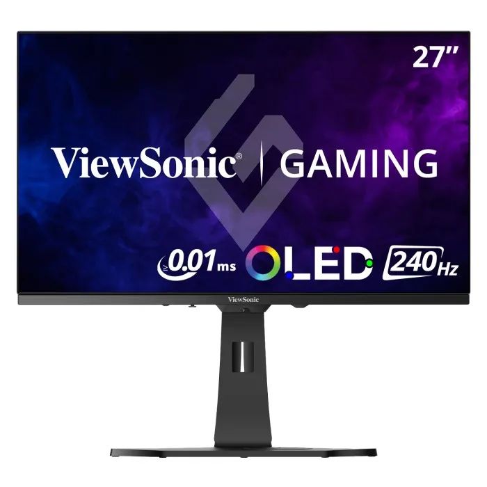 Viewsonic XG272-2K-OLED 27" OLED Gaming Monitor  QHD 1440p, White, USB-C, HDMI, DisplayPort