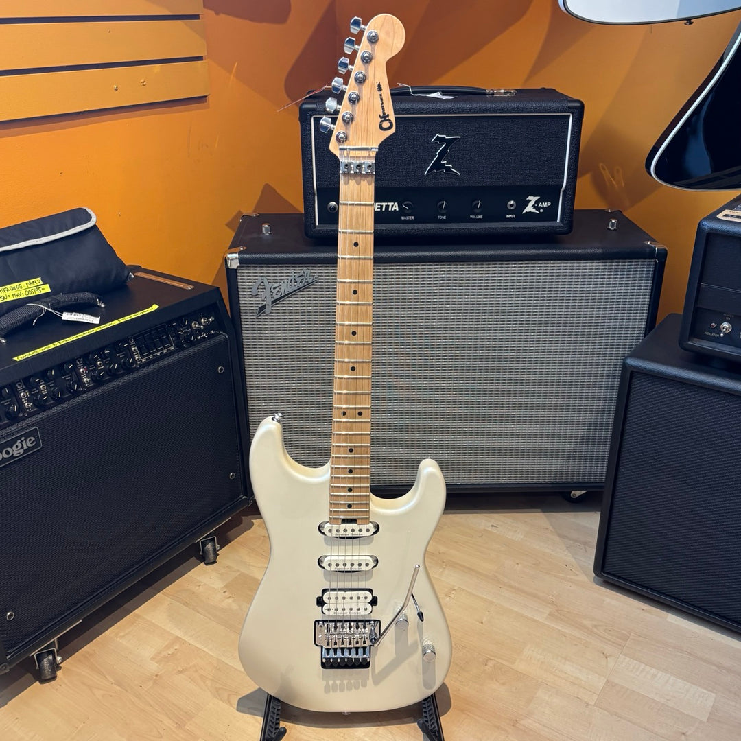 Charvel - PRO MOD San Dimas Style 1 (HSS - Maple) Platinum Pearl (2021 - No Case Or Bag) - USED