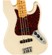 Fender American Professional II Jazz Bass Rosewood Fingerboard Electric Bass Guitar - Olympic White