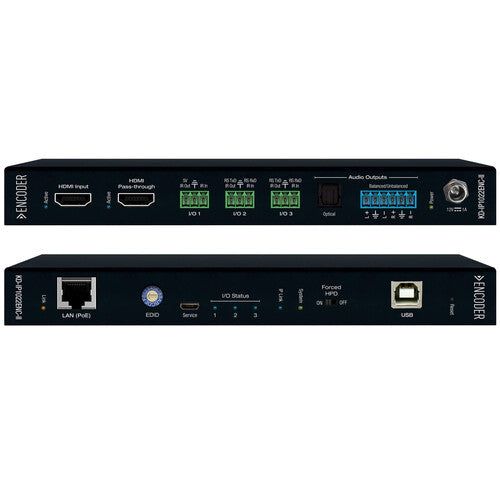 Key Digital KD-IP1022ENC-II 4K AV-over-IP Encoder w/ KVM/USB & Audio De-Embedding