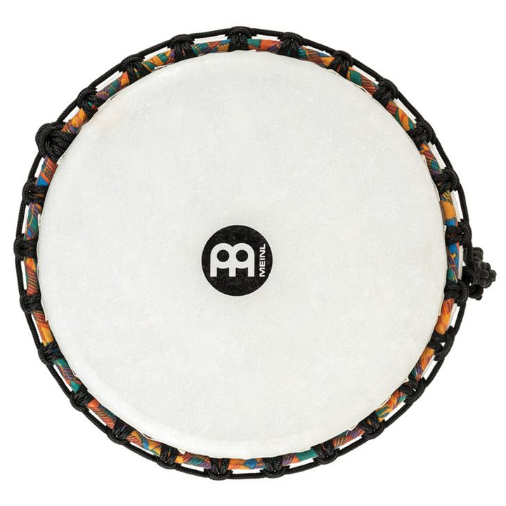 Meinl Percussion 10" Rope Tuned Travel Series Djembe Synthetic Head (Patented) Kenyan Quilt