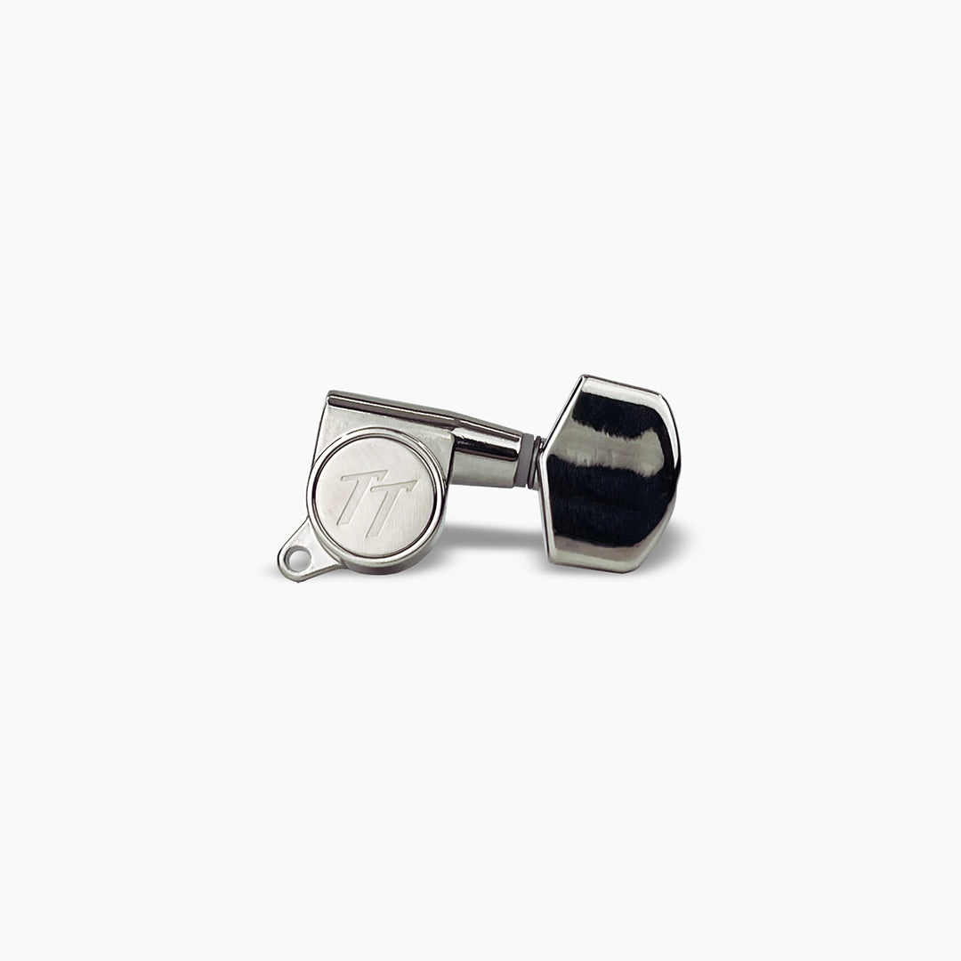 Allparts TK-7114-001 True Tune Mid Size Tuners, 3x3, Nickel