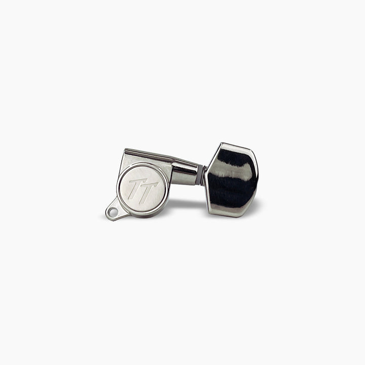 Allparts TK-7114-001 True Tune Mid Size Tuners, 3x3, Nickel