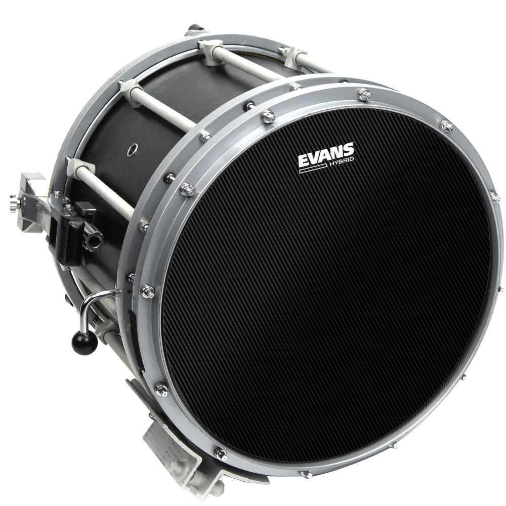 Evans SB14MHB 14" Hybrid March Snare Batter - Black