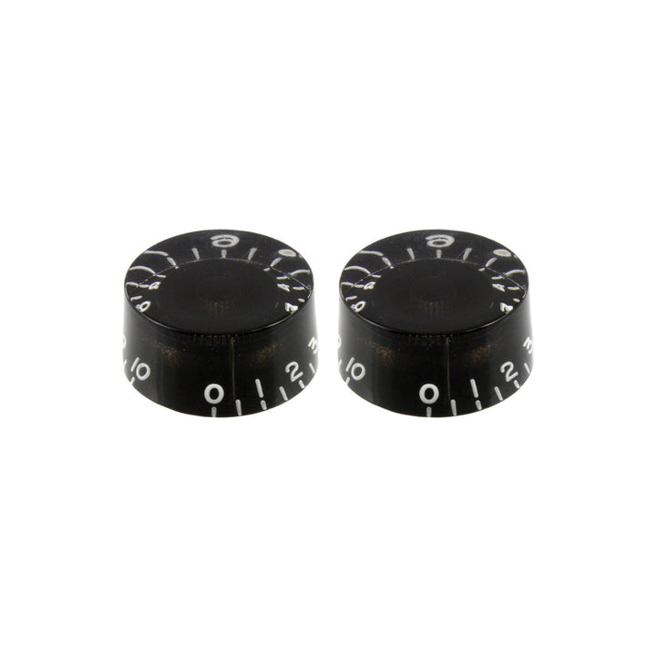 Allparts PK-0130 Set of 2 Vintage-style Speed Knobs Black