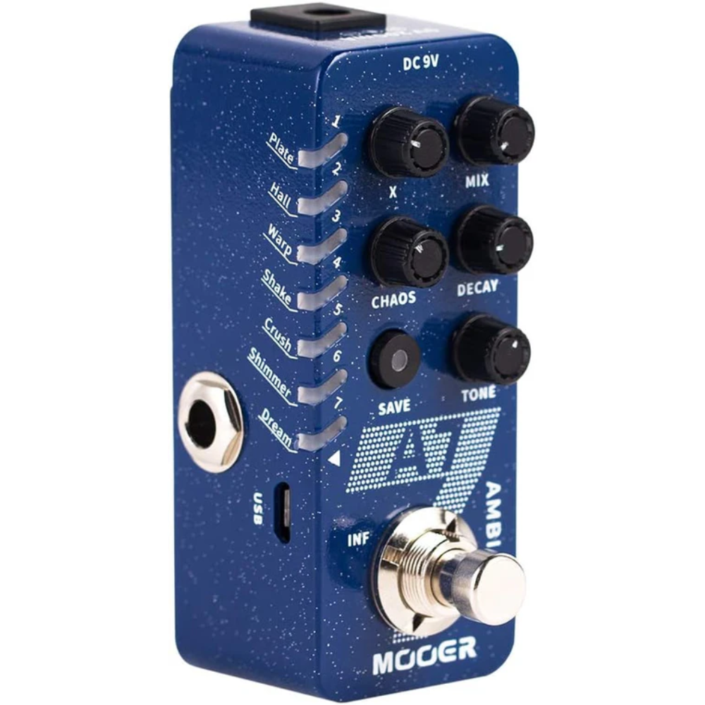 Mooer M704-MOOER A7 Ambiance Reverb Guitar Pedal