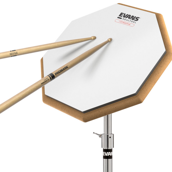 Evans EVSP-RF10G-AT RealFeel by EVANS Attacktile Mountable Drum Pad Scholastic Pack, 10"
