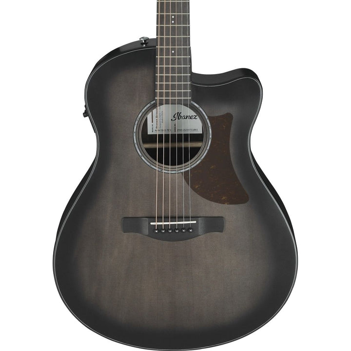 Ibanez Advanced Auditorium Acoustic-Electric (Transparent Charcoal Burst) AAM70CETBN