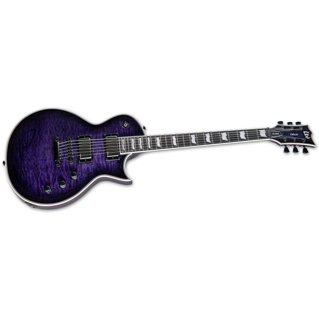 ESP LTD EC-1000/QM (See Thru Purple Sunburst) LEC1000QMSTPSB