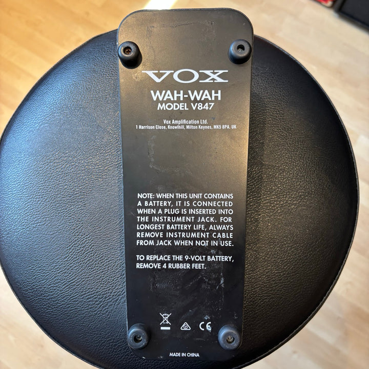 Vox - V847 Wah Wah Pedal (No Box) - USED