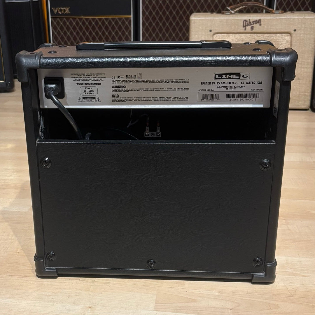 Line 6 - Spider IV 15 Watt Solid State Guitar Modeling Amplifier - USED